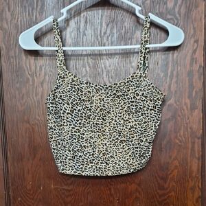 SHEIN Leopard Print Crop Top